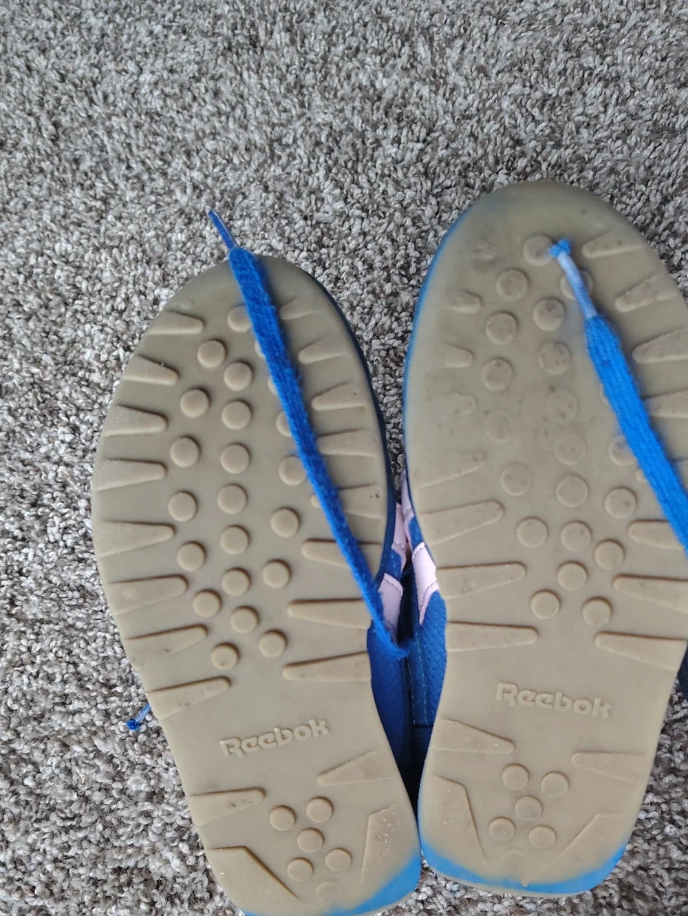 Reebok Kids Royal Blue with Light Pink Accent Sneakers Kids Size 1